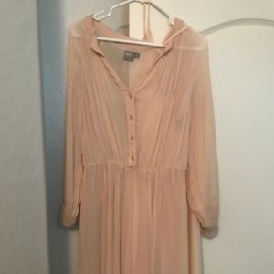 Asos blush/cream dress